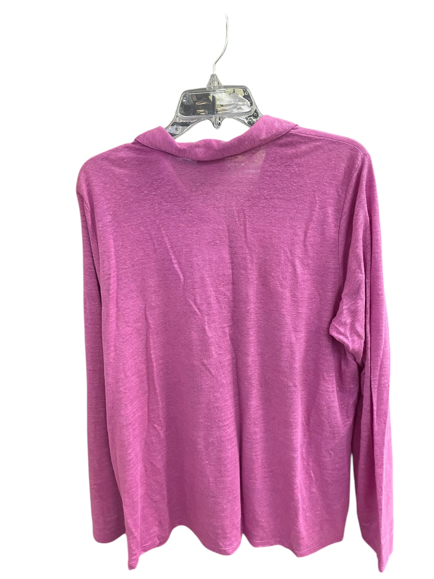 Top Long Sleeve By J. Jill In Purple, Size: L