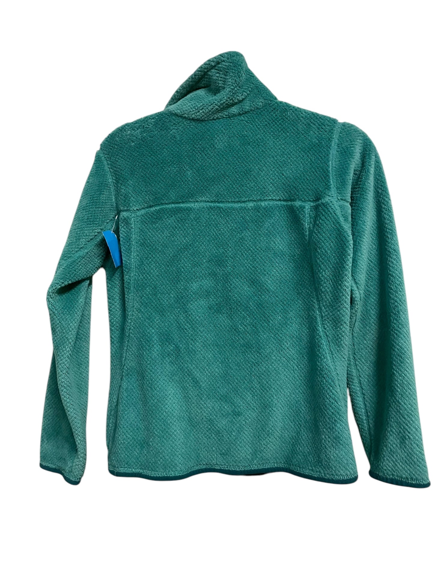 Sweatshirt Collar By Patagonia In Teal, Size: Xs