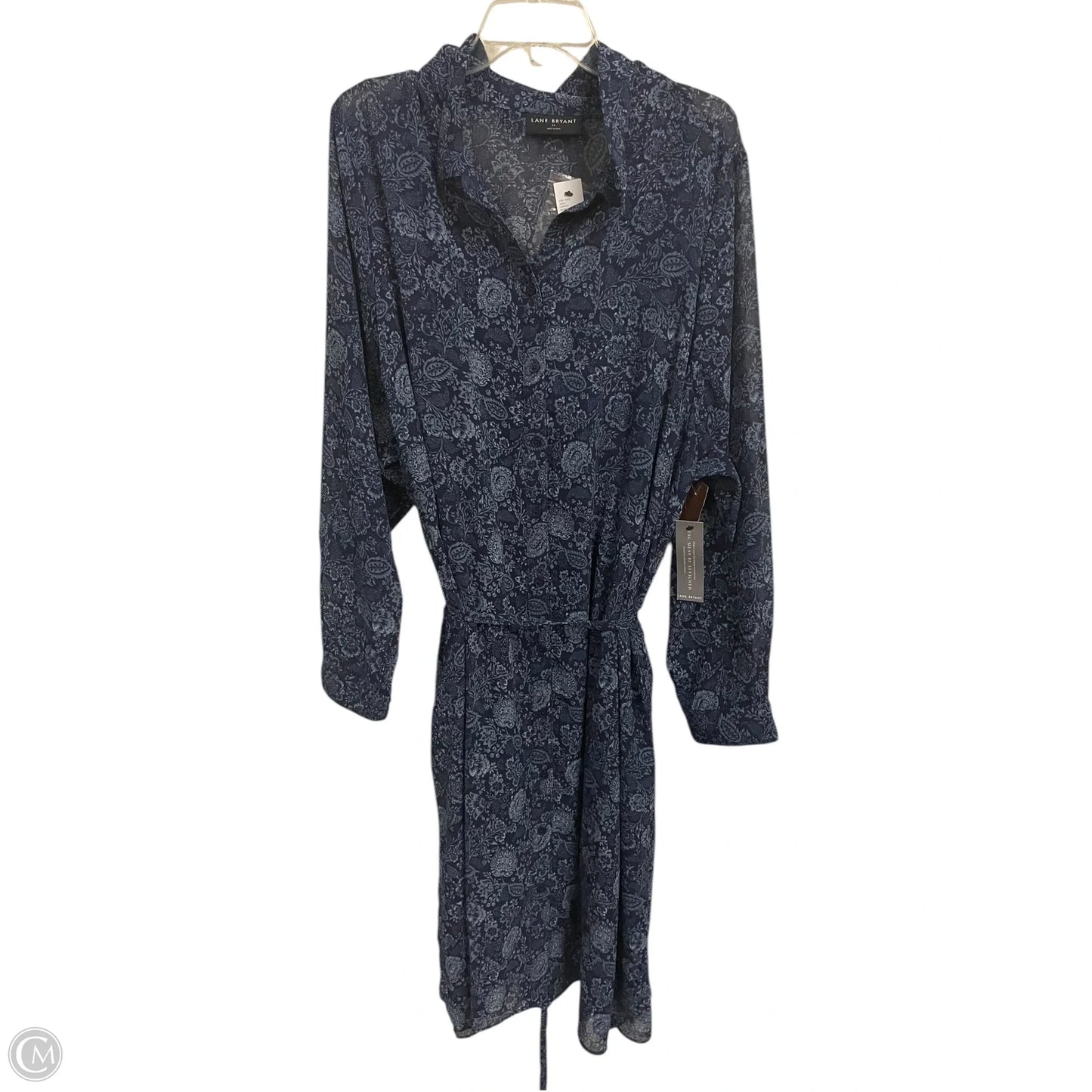 Dress Casual Short By Lane Bryant In Blue, Size: 3x