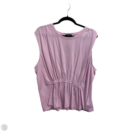 Top Sleeveless By Express In Pink, Size: Xl