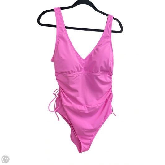 Swimsuit By Clothes Mentor In Pink, Size: L