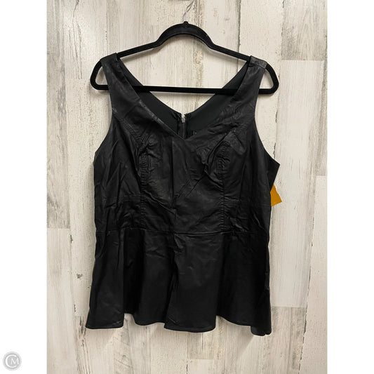 Top Sleeveless By Torrid In Black, Size: L