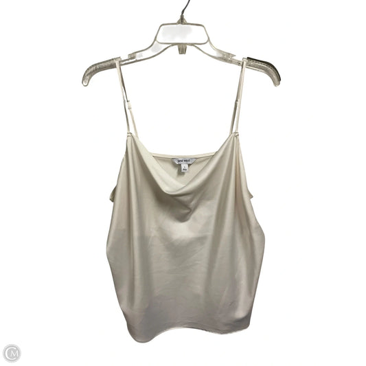 Top Sleeveless By Nine West In White, Size: L
