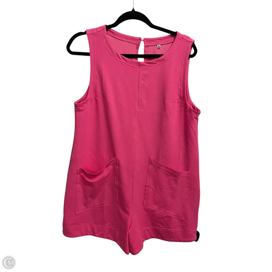 Romper By Cmf In Pink, Size: M