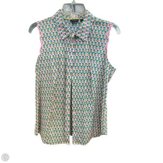 Top Sleeveless By Talbots In Pink, Size: M