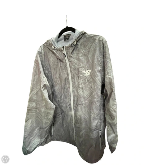 Jacket Windbreaker By New Balance In Purple, Size: 2x