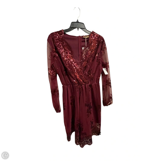 Dress Casual Short By Clothes Mentor In Red, Size: S
