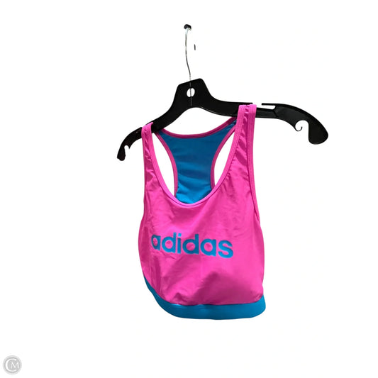 Athletic Bra By Adidas In Pink, Size: L
