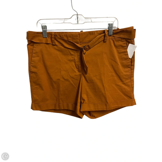 Shorts By Ann Taylor In Orange, Size: 12