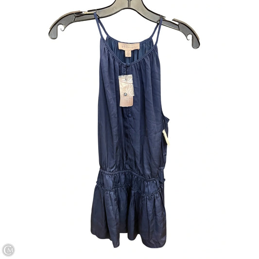Top Sleeveless By Philosophy In Navy, Size: L