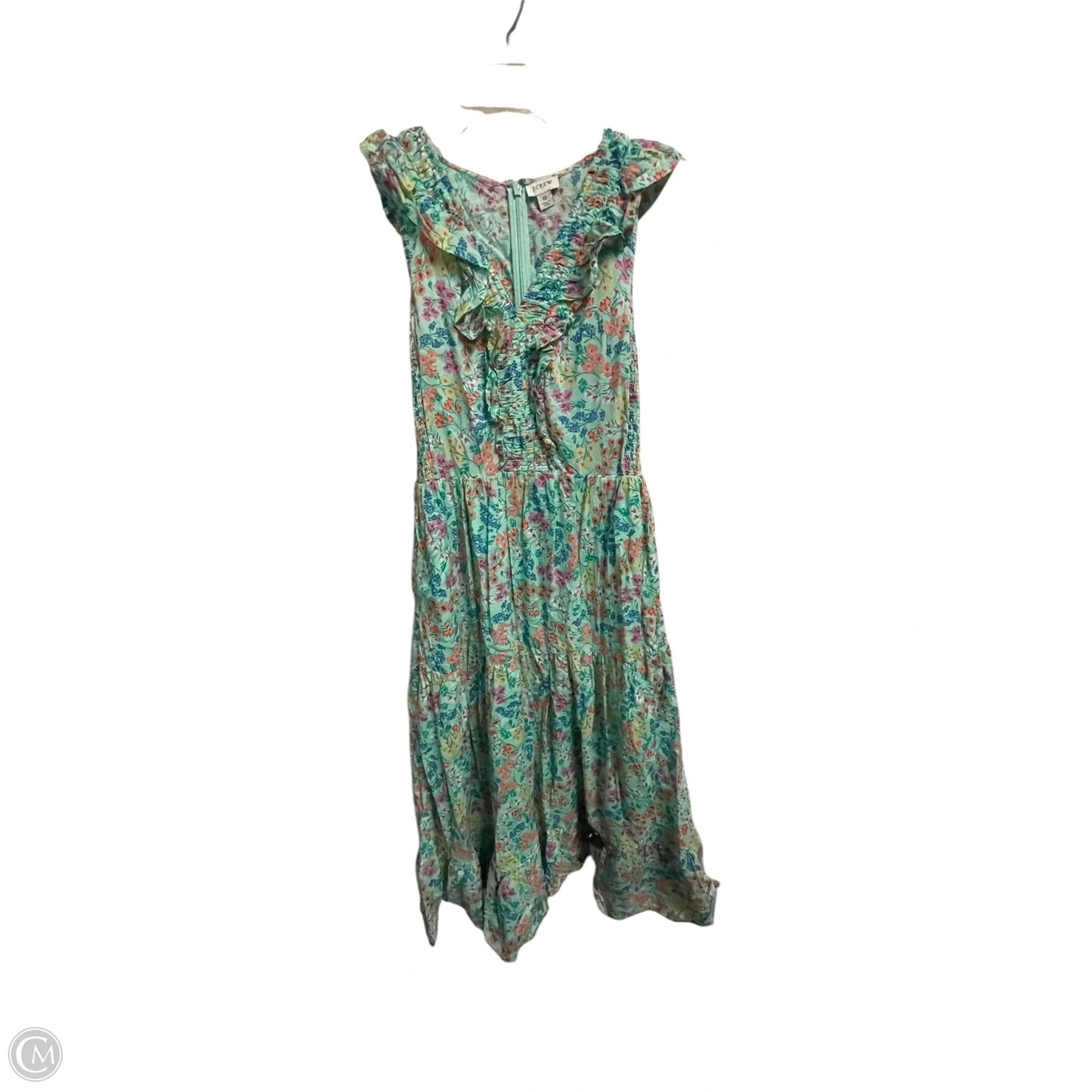Dress Casual Midi By J. Crew In Green, Size: Xs