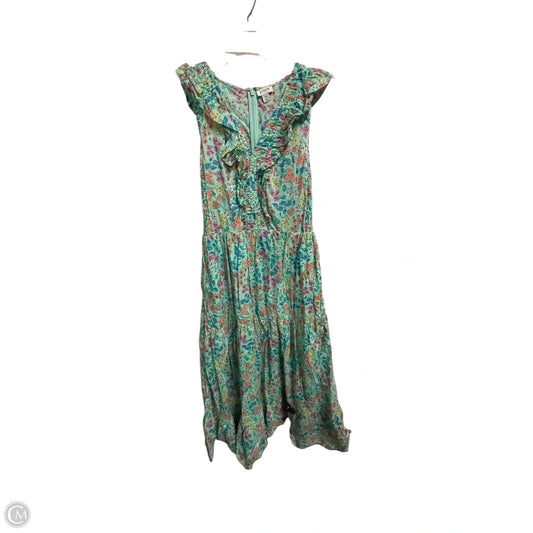 Dress Casual Midi By J. Crew In Green, Size: Xs