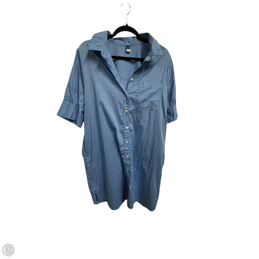 Dress Casual Short By Old Navy In Blue, Size: L