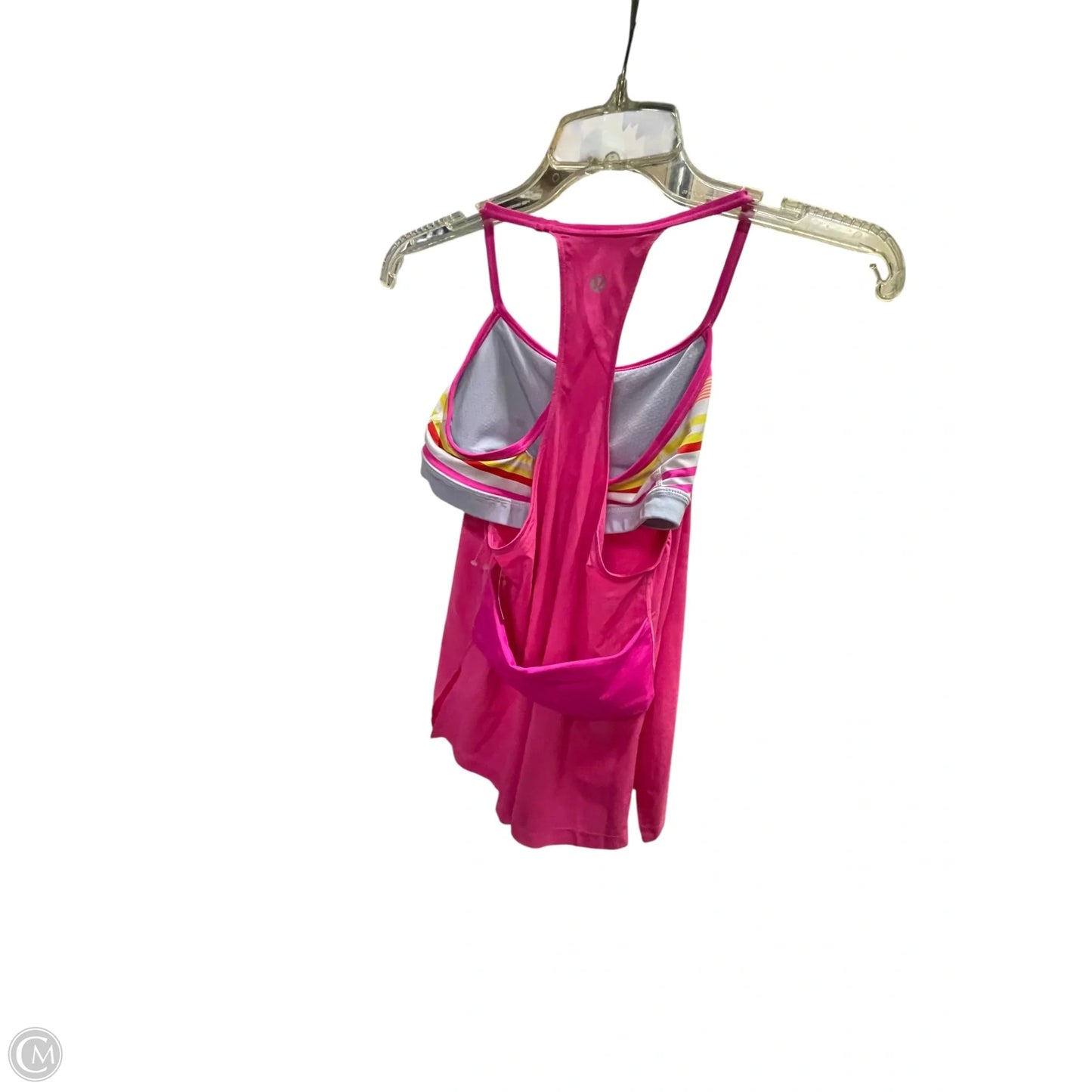 Athletic Tank Top By Lululemon In Pink, Size: M