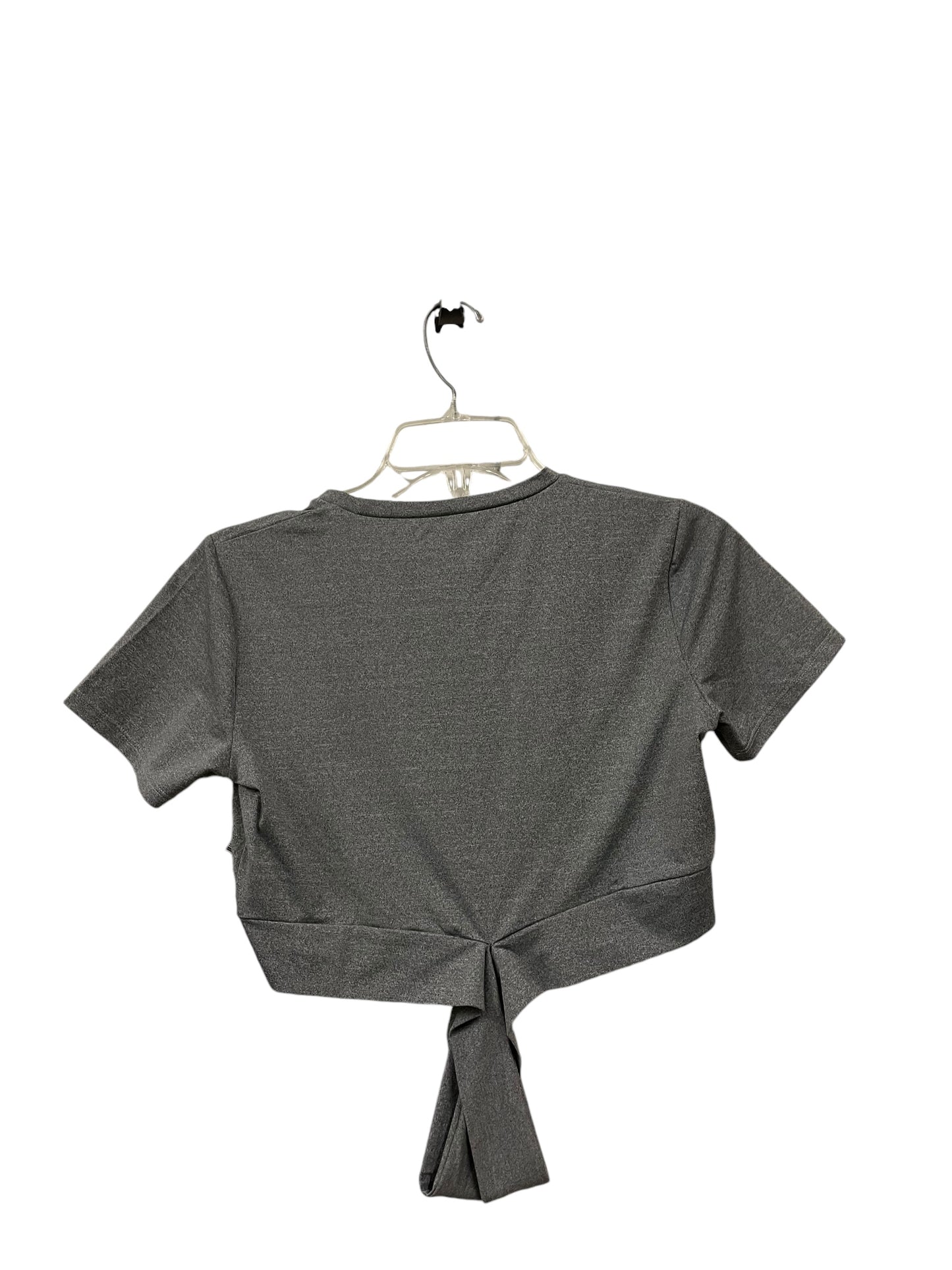 Athletic Top Short Sleeve By Clothes Mentor In Grey, Size: Xl