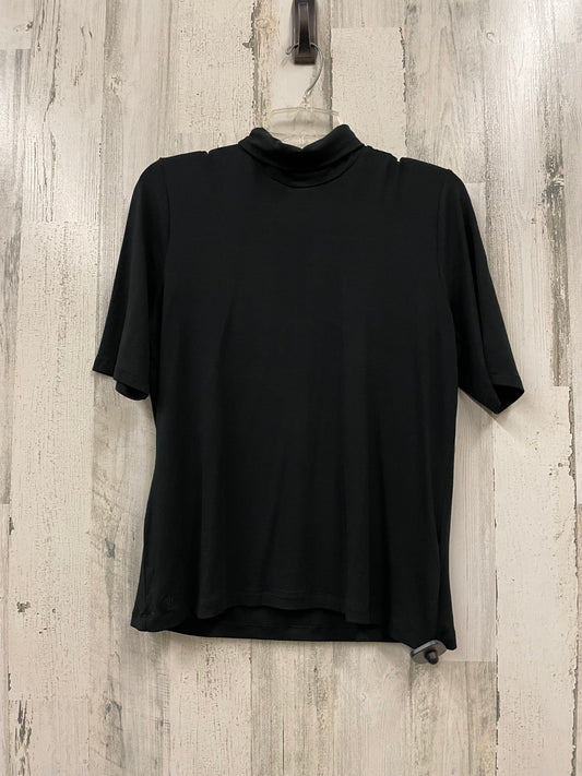 Top Short Sleeve By Lauren By Ralph Lauren In Black, Size: Xl