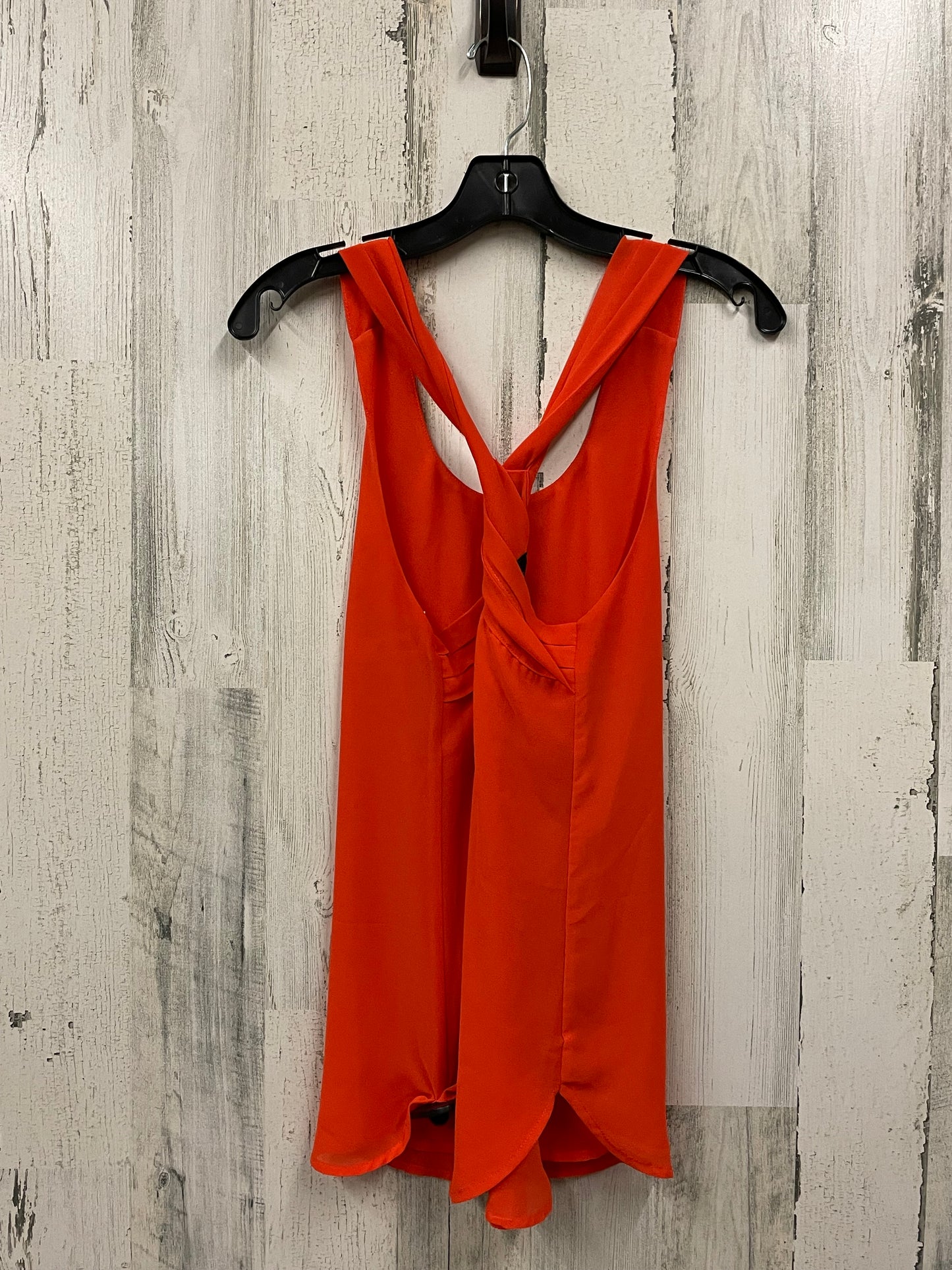 Top Sleeveless By Anna Grace In Orange, Size: S