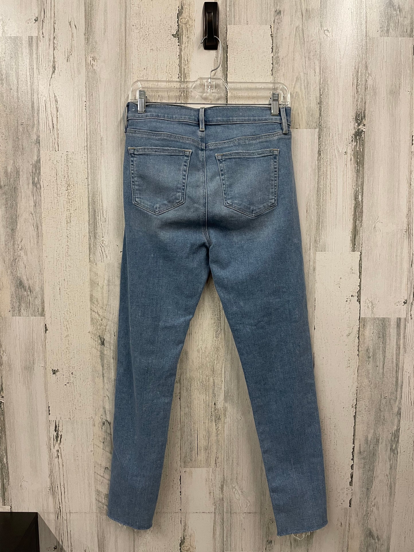 Jeans Skinny By Loft In Blue Denim, Size: 4