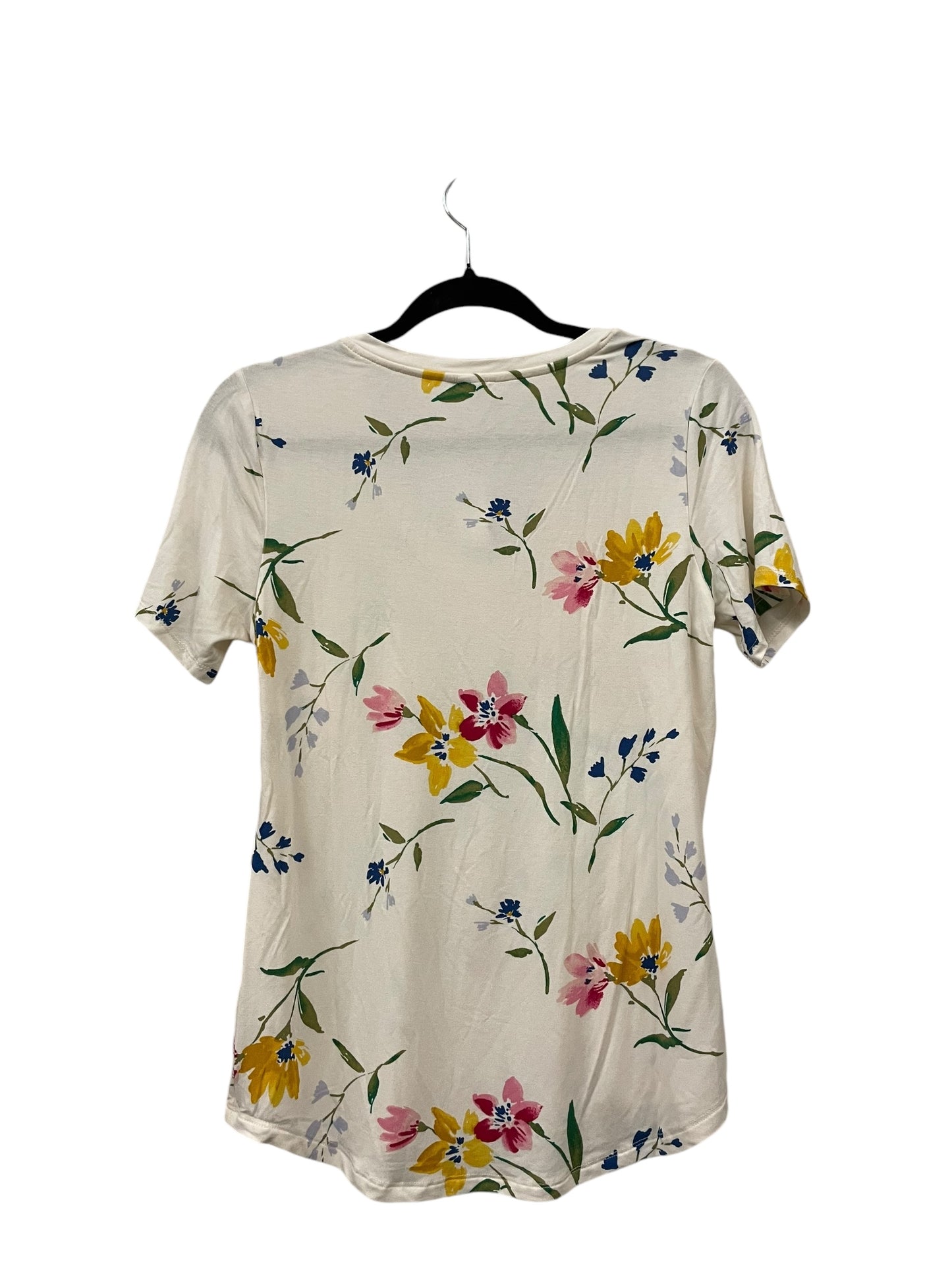 Top Short Sleeve By Old Navy In Cream, Size: S