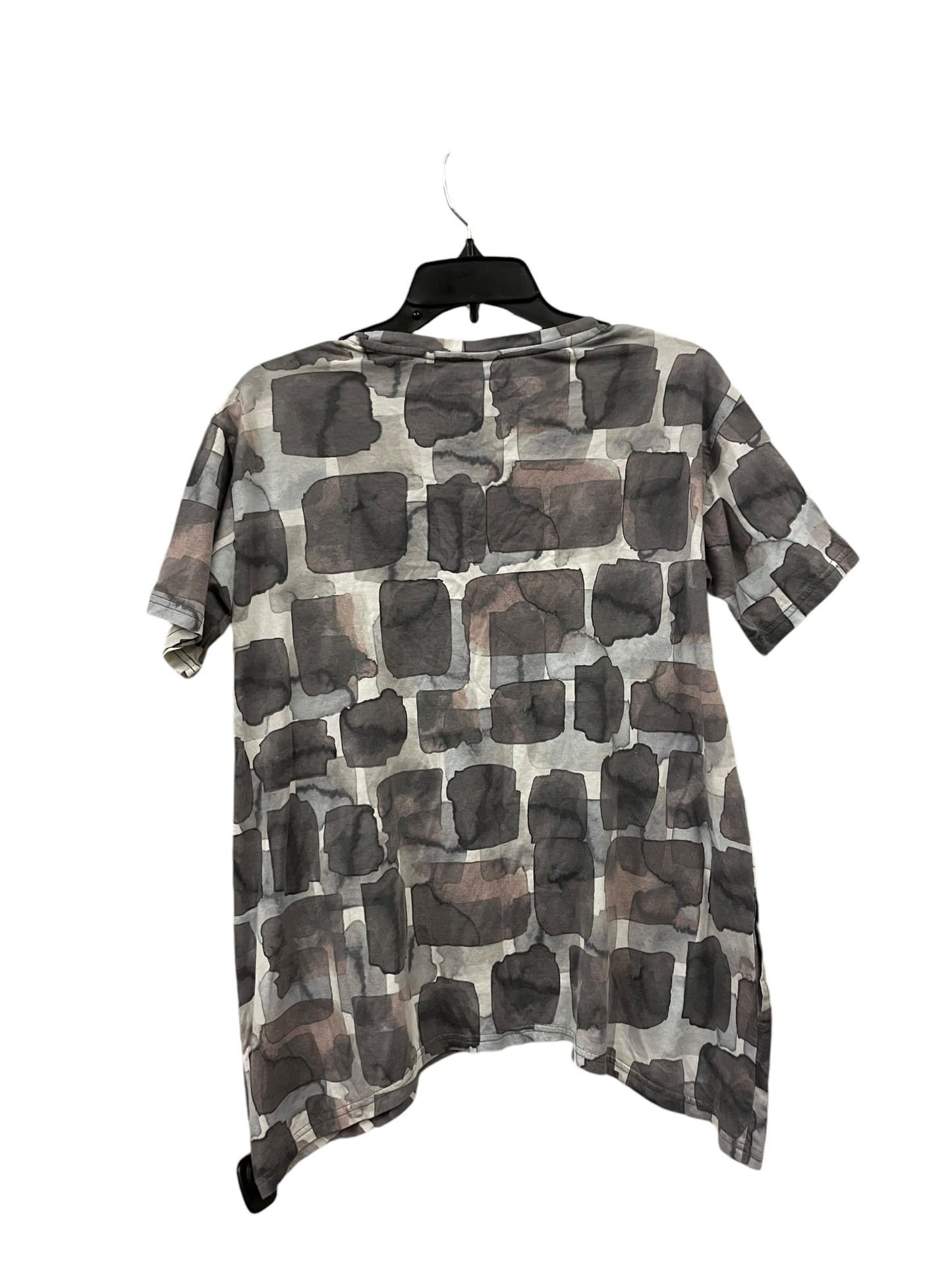 Top Short Sleeve By Logo In Grey, Size: Xs