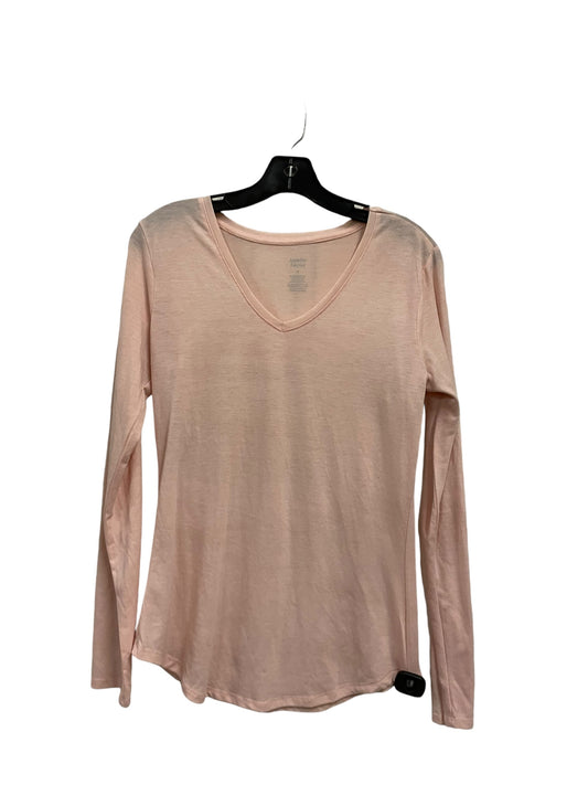 Top Long Sleeve By Jennifer Lauren In Pink, Size: M