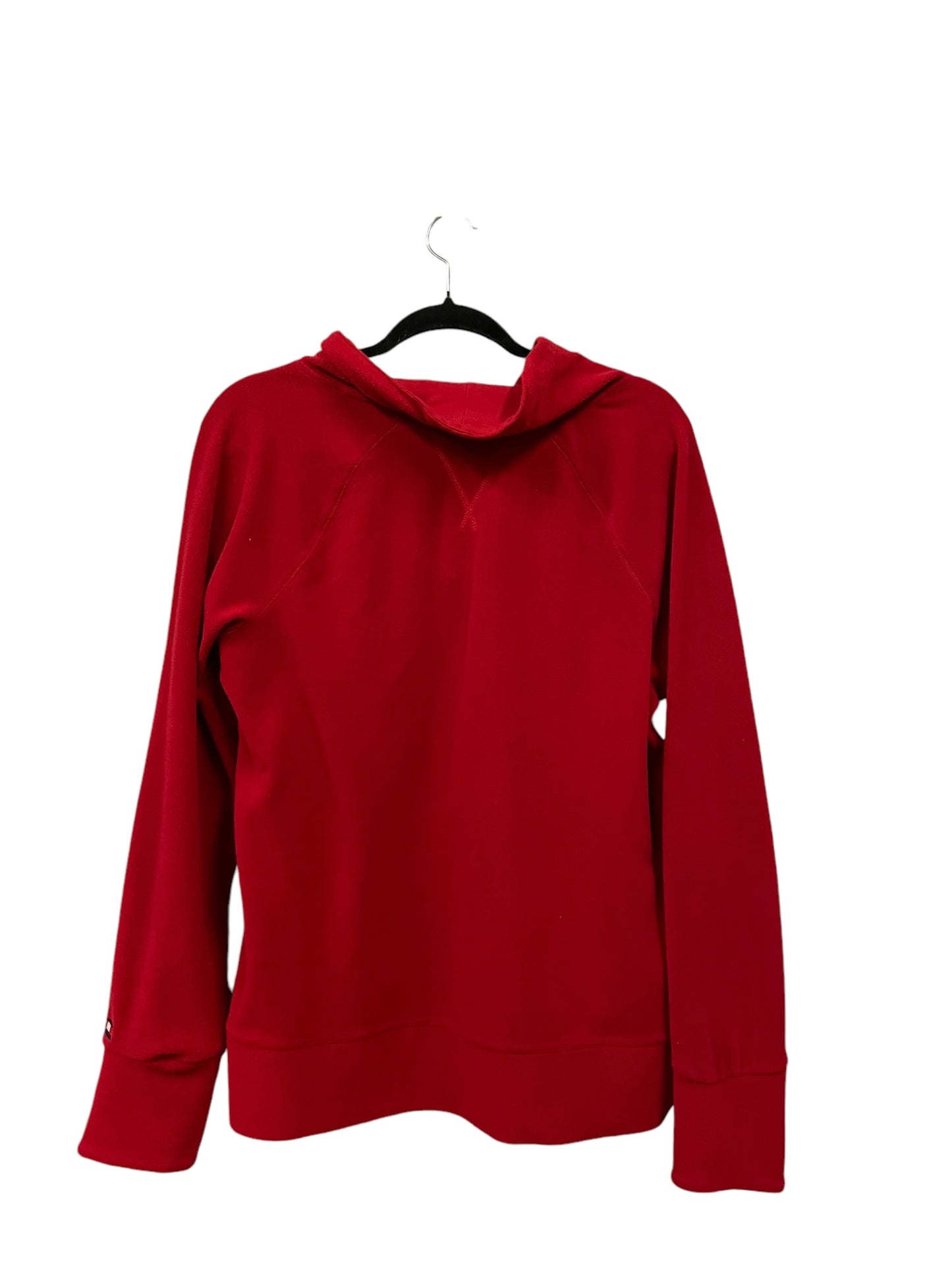 ATHLETIC SWEATSHIRT COLLAR TOMMY HILFIGER in RED, Size: L