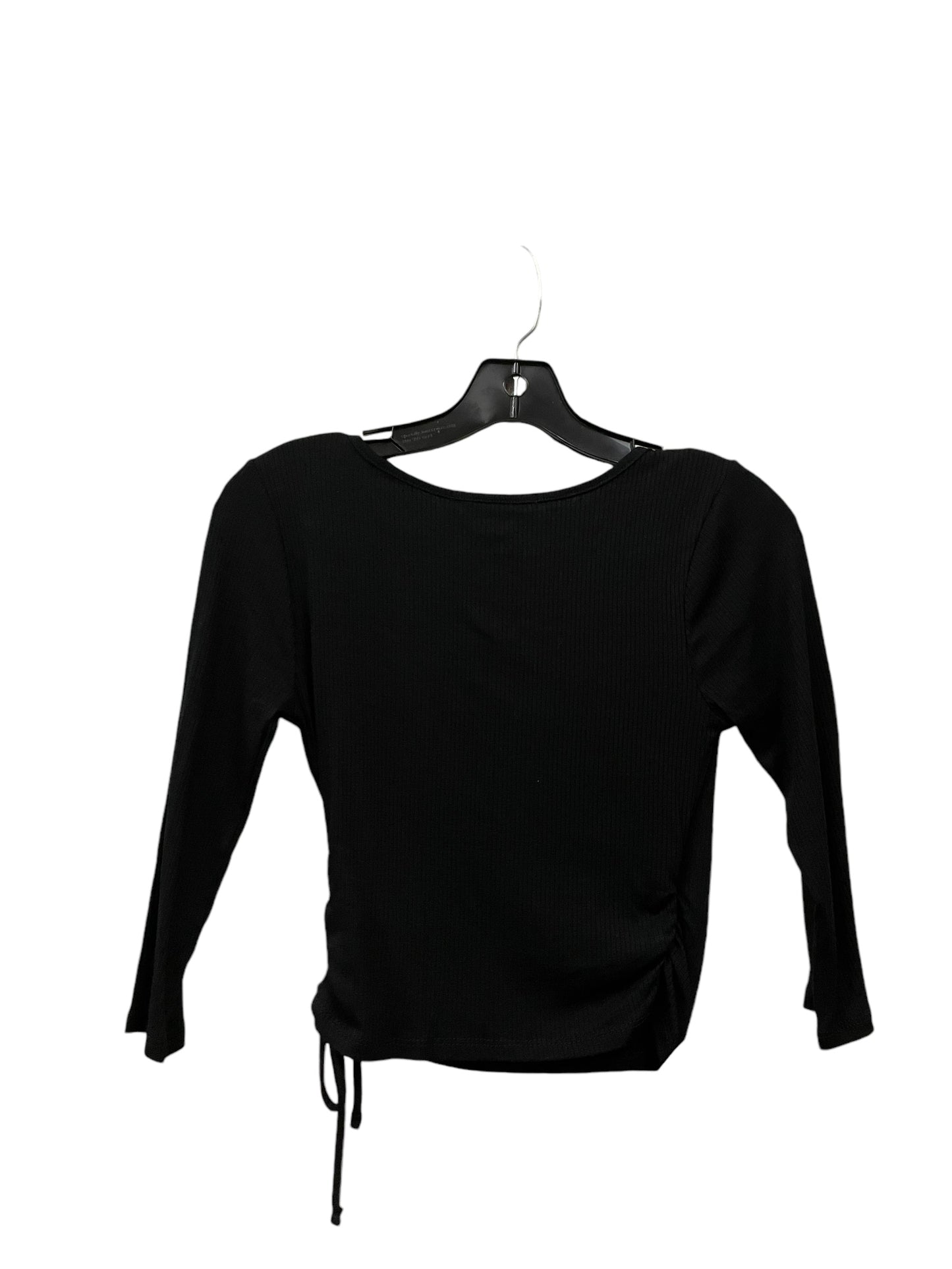 Top Long Sleeve By One Clothing In Black, Size: S