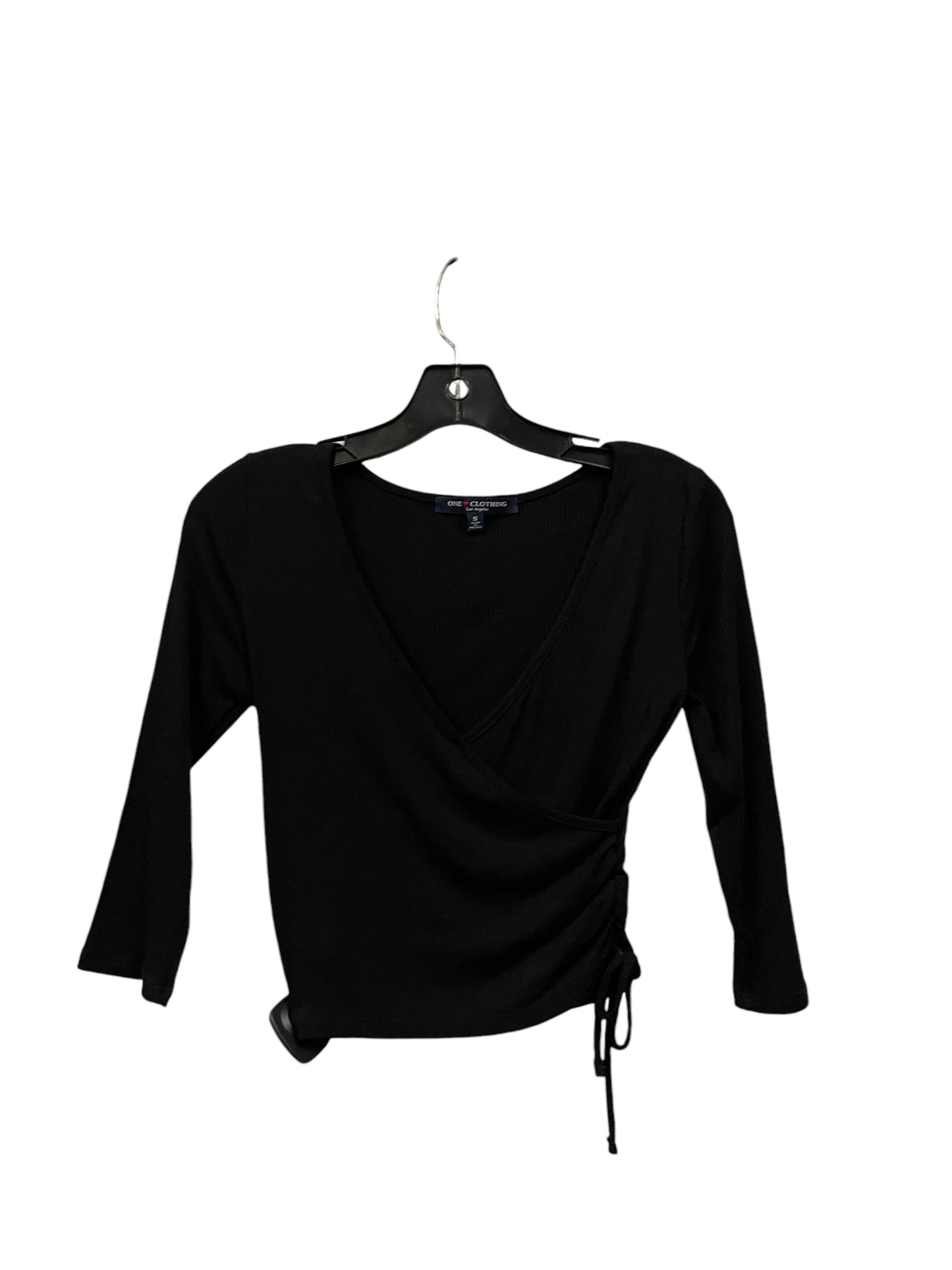 Top Long Sleeve By One Clothing In Black, Size: S