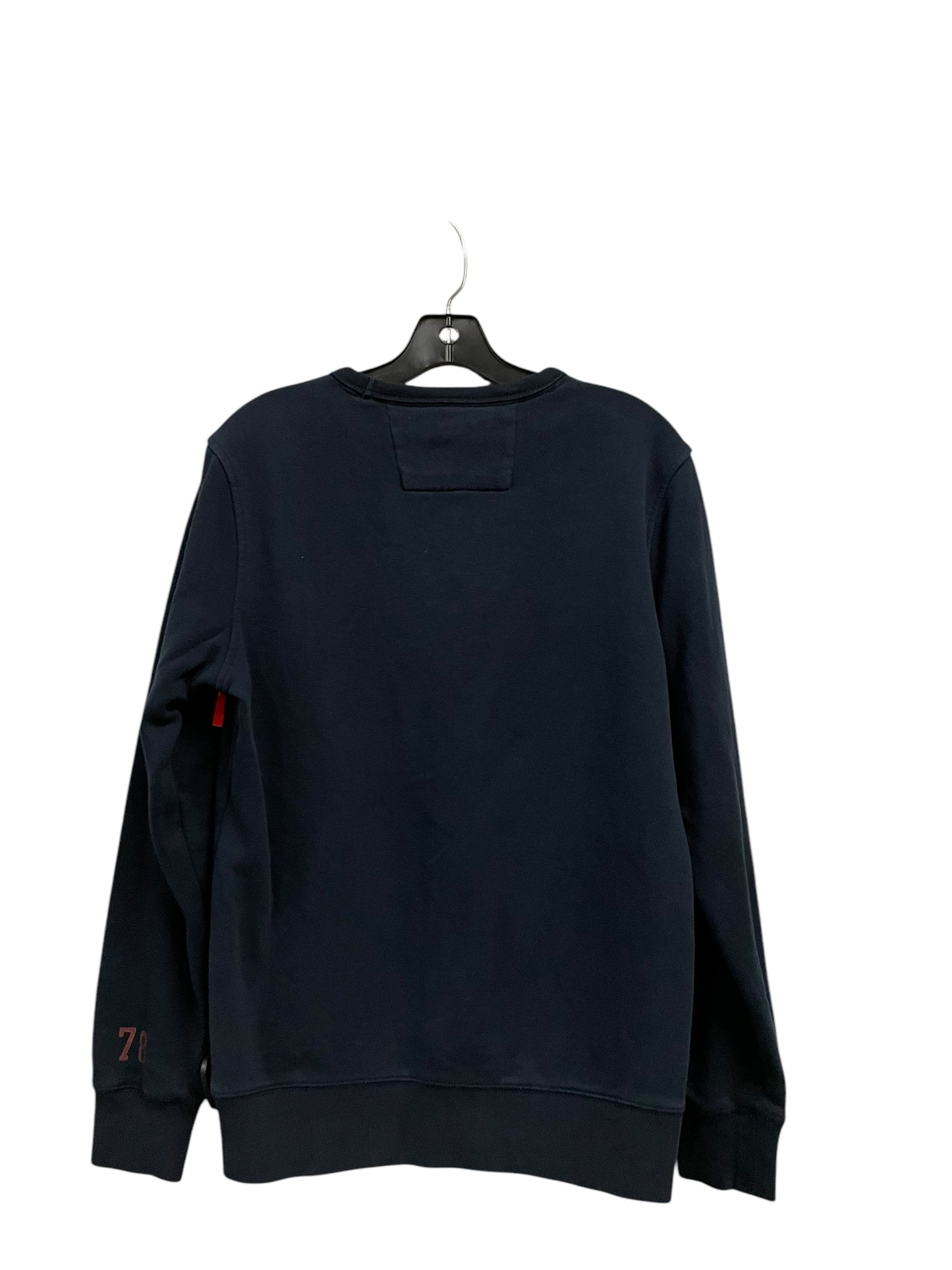 Sweatshirt Crewneck By Banana Republic In Navy, Size: S