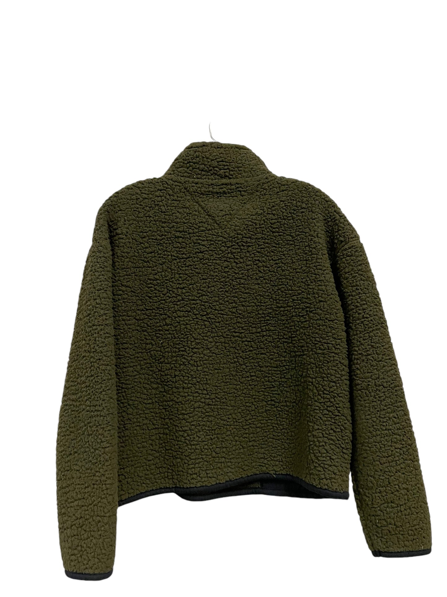 Jacket Fleece By Clothes Mentor In Green, Size: S