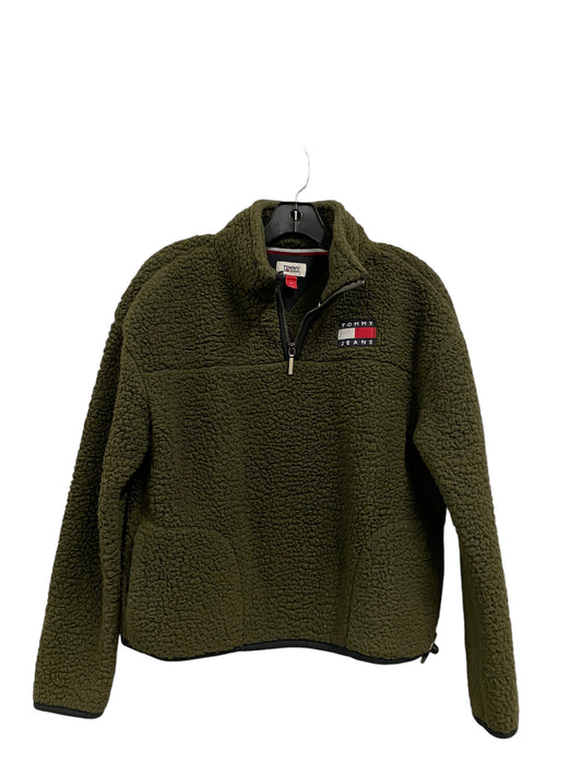 Jacket Fleece By Clothes Mentor In Green, Size: S