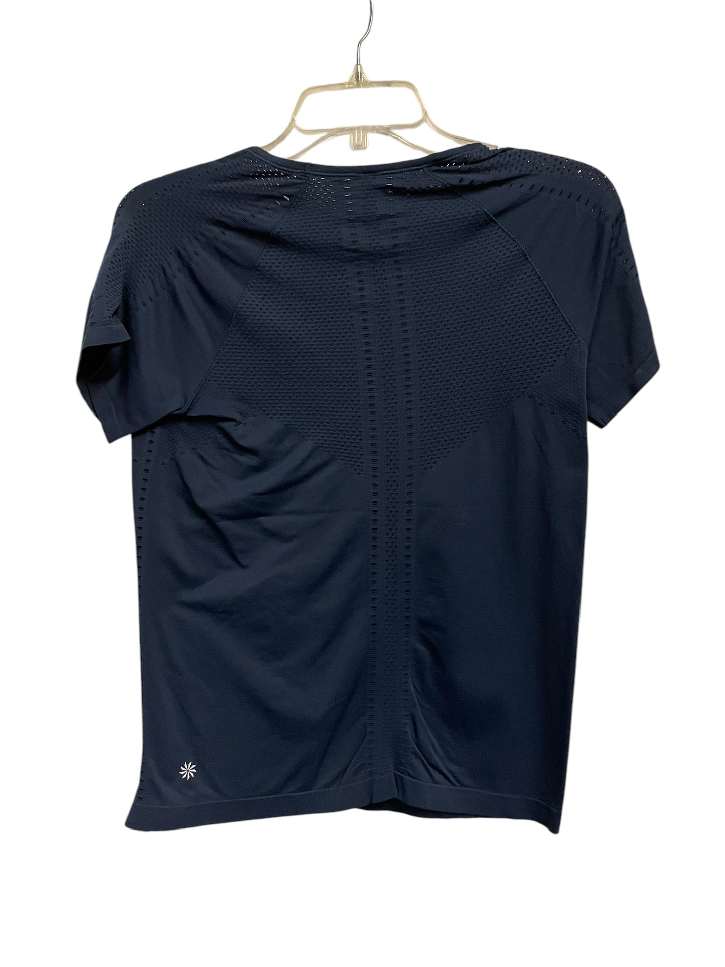 Athletic Top Short Sleeve By Athleta In Navy, Size: M