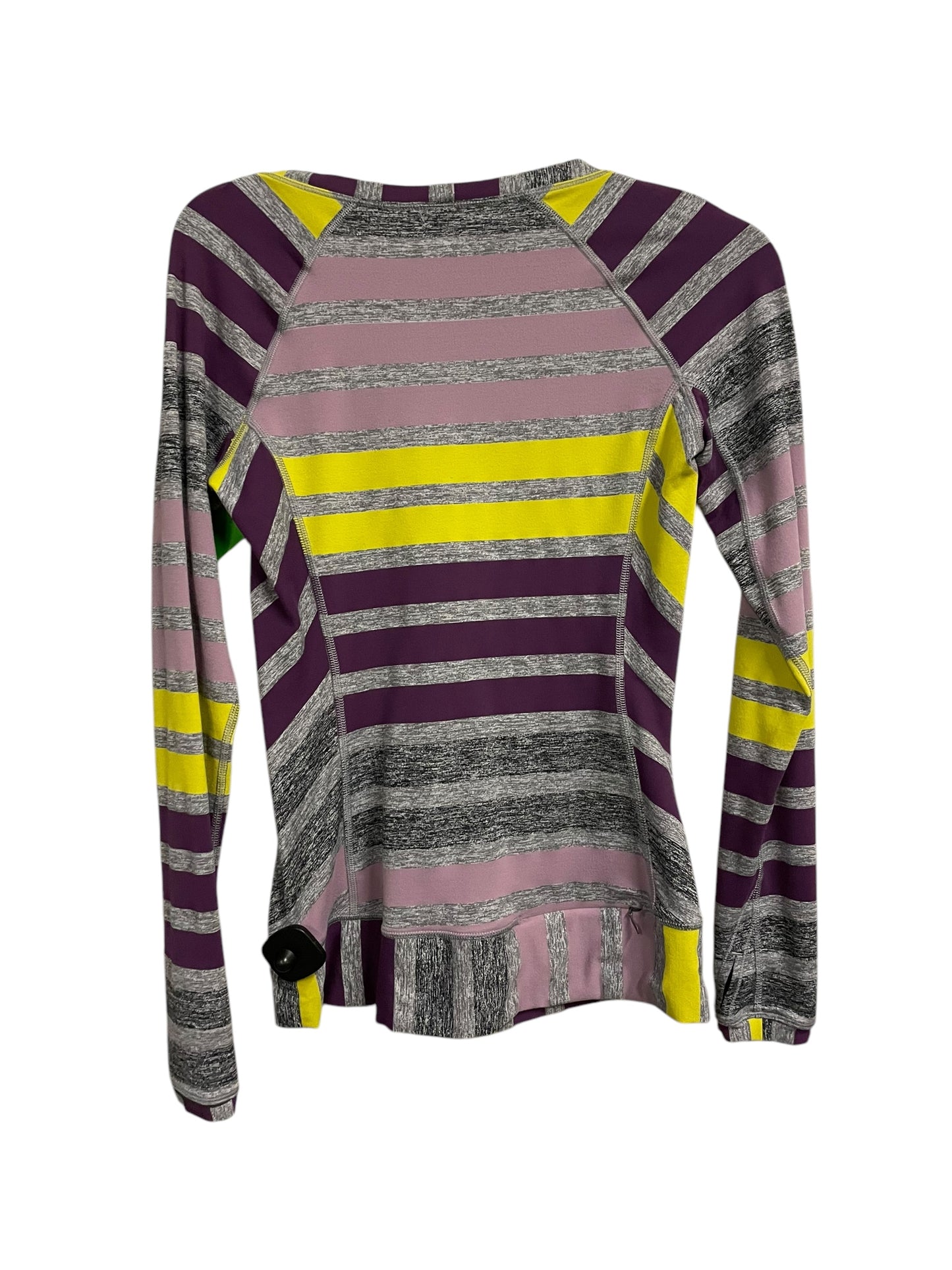 Athletic Top Long Sleeve Crewneck By Lululemon In Multi-colored, Size: 4