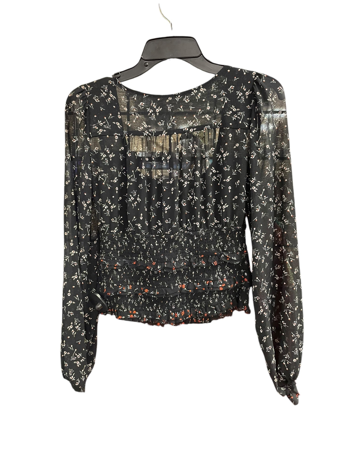 Top Long Sleeve By Free People In Black, Size: Xs