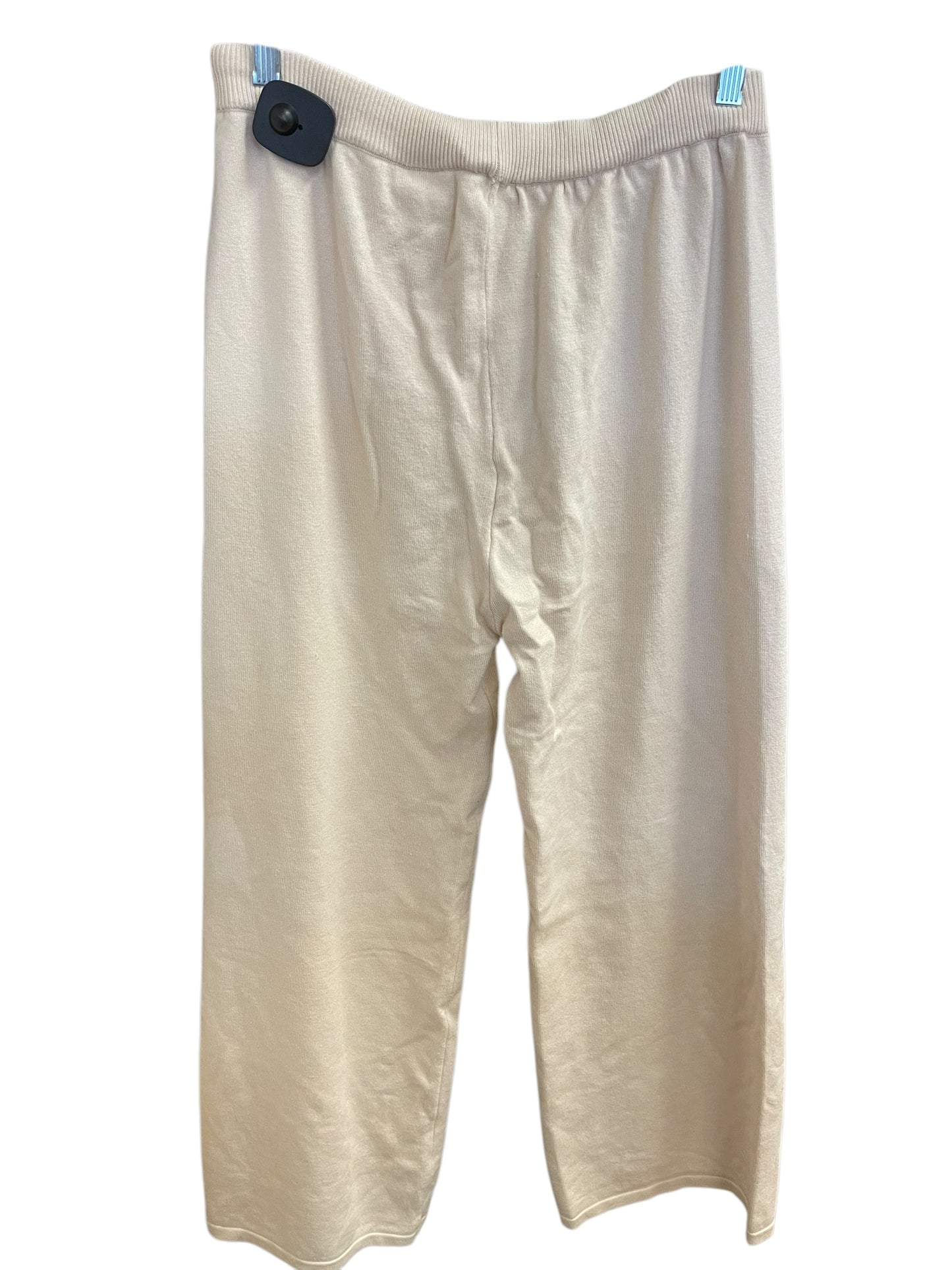 Pants Lounge By Clothes Mentor In Cream, Size: L