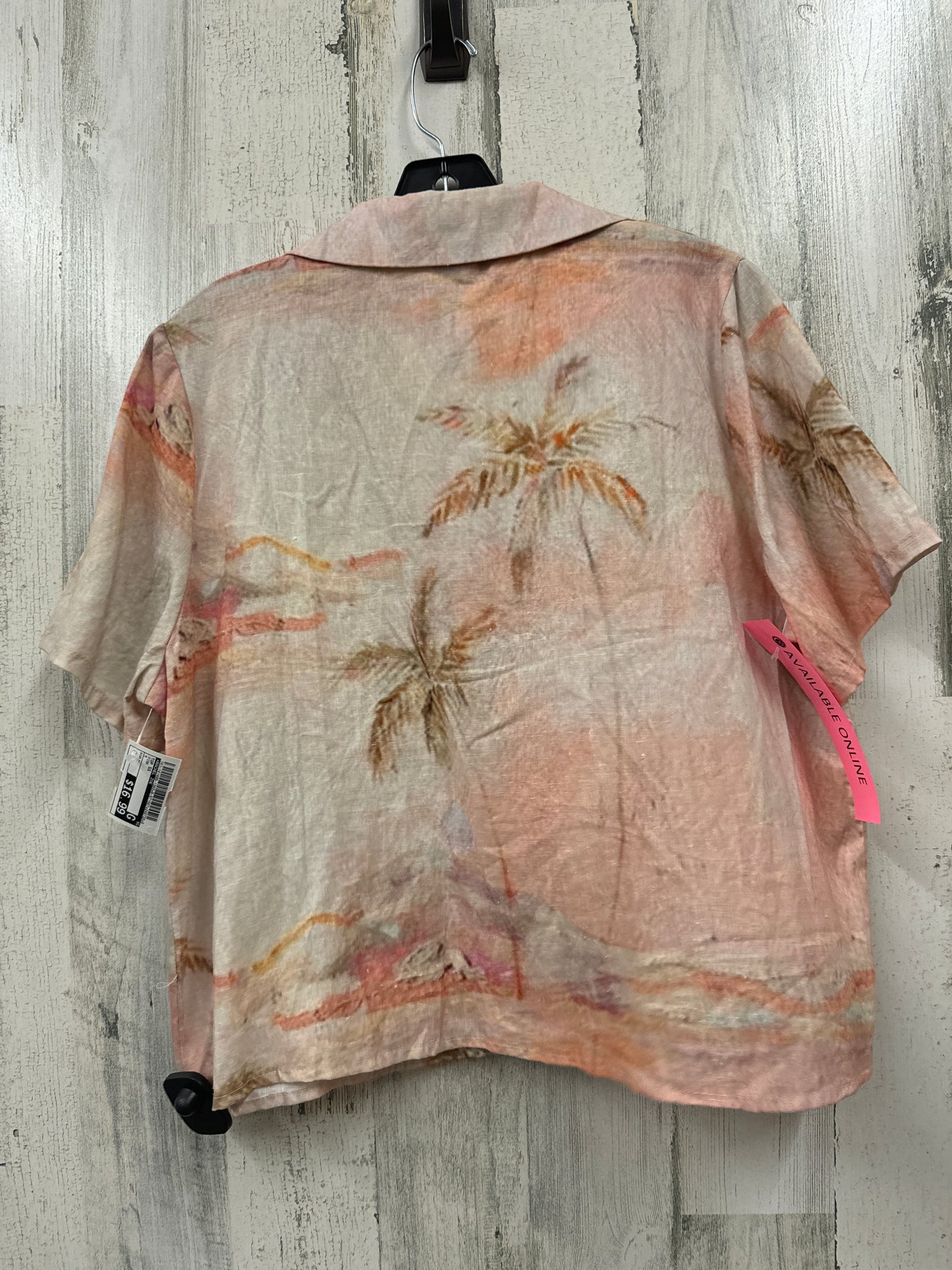 Pink Top Short Sleeve Rachel Zoe, Size M