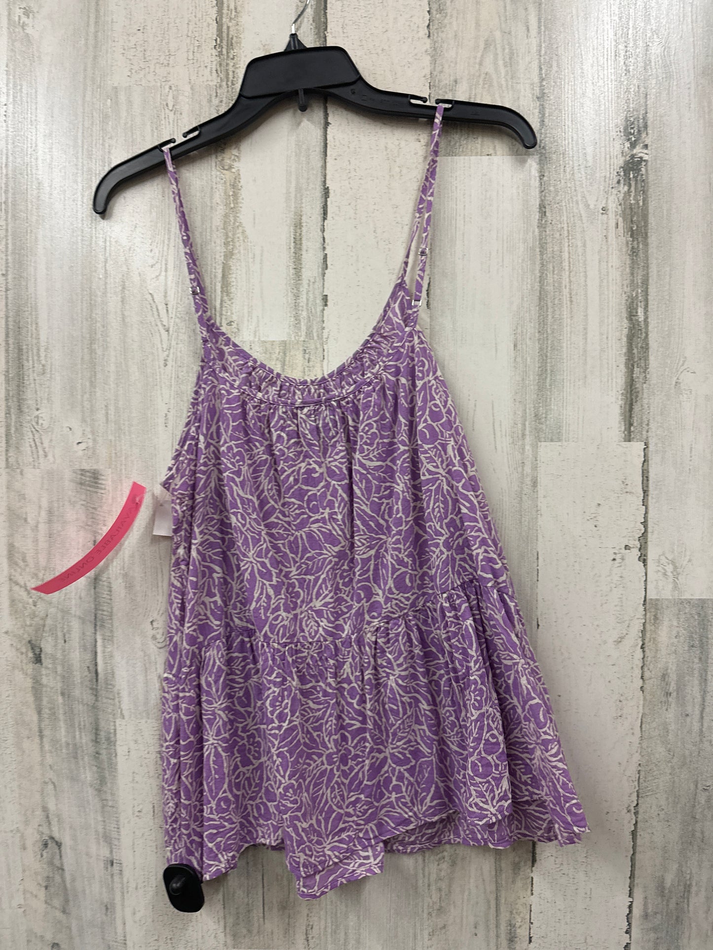 Purple Top Sleeveless Gap, Size M