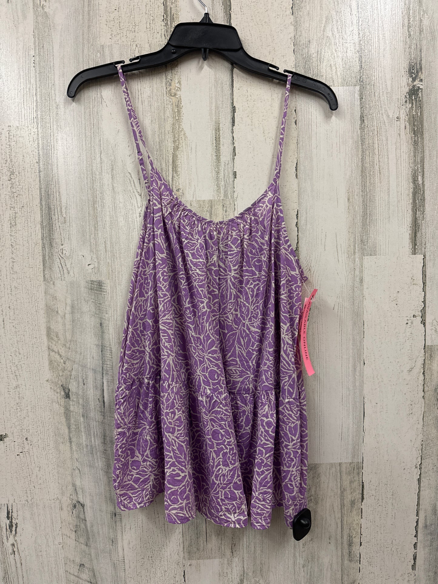 Purple Top Sleeveless Gap, Size M