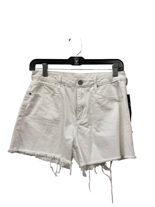 Shorts By Articles Of Society In White, Size: 2