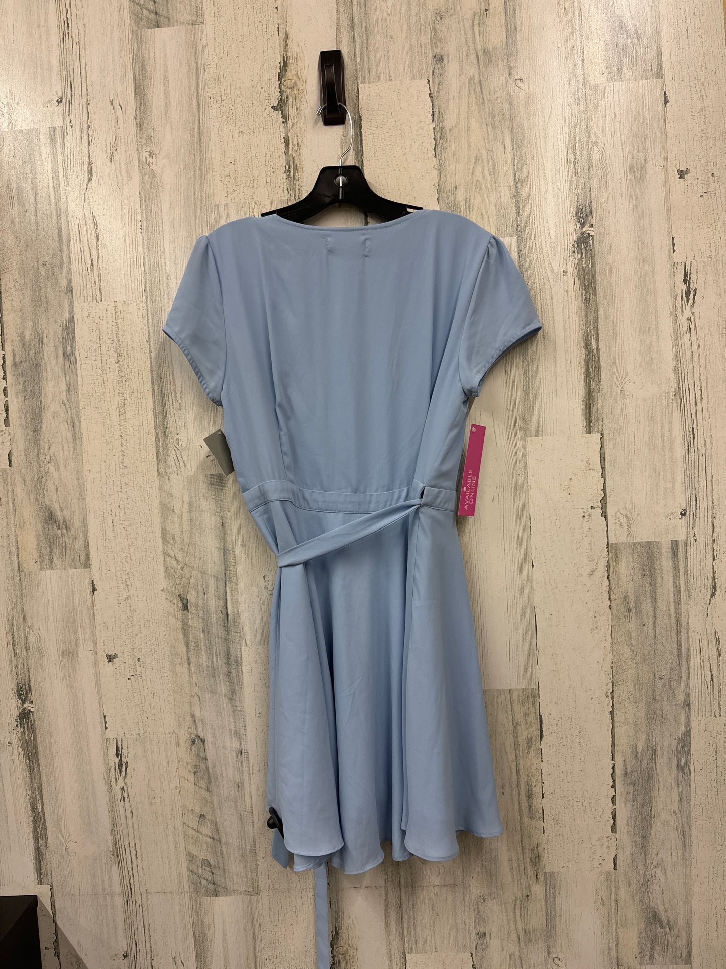 Blue Dress Casual Short Blush, Size L