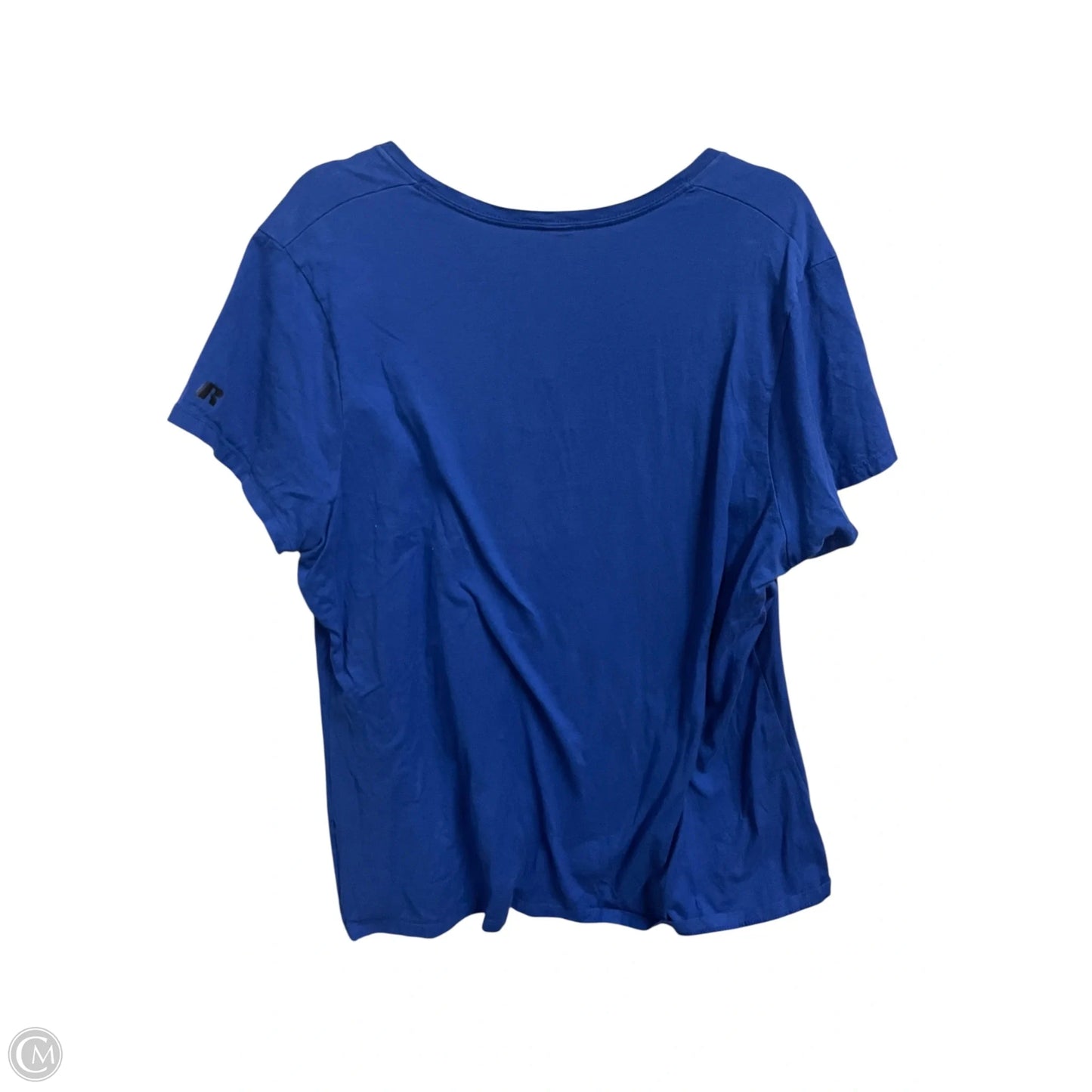 Top Short Sleeve By Clothes Mentor In Blue, Size: 2x