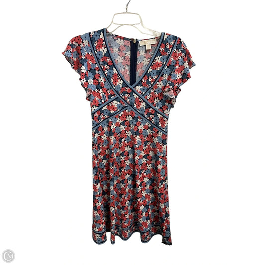 Dress Casual Midi By Michael By Michael Kors In Blue, Size: Xs