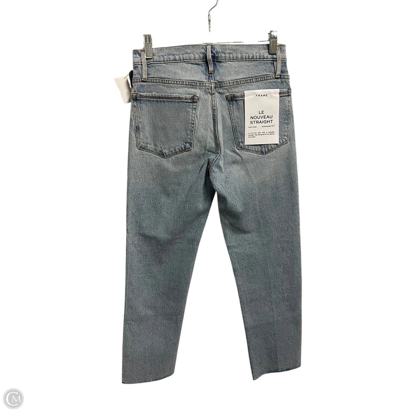 Skirt Midi By Frame In Blue Denim, Size: 4