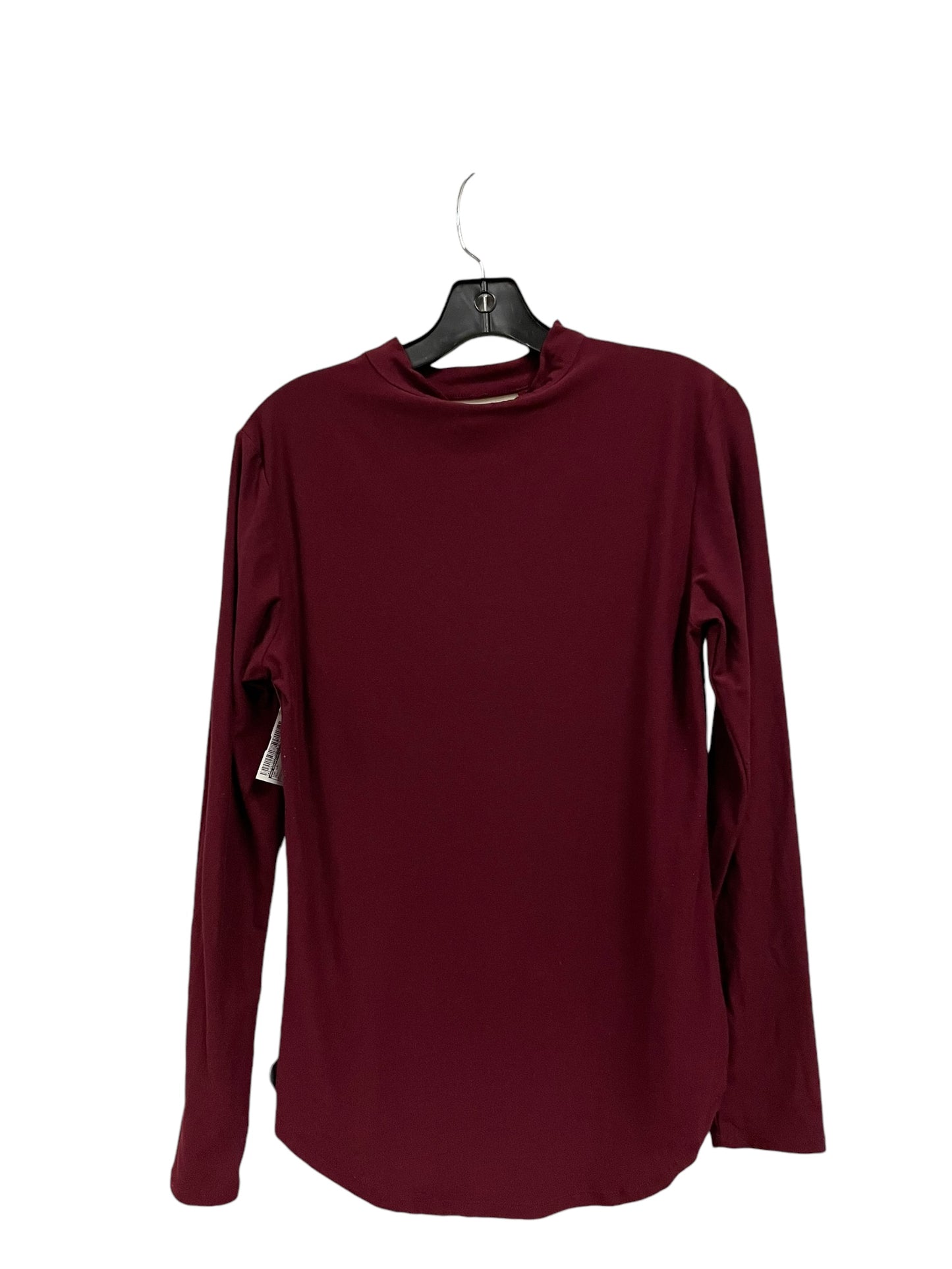 Top Long Sleeve By No Boundaries In Red, Size: L