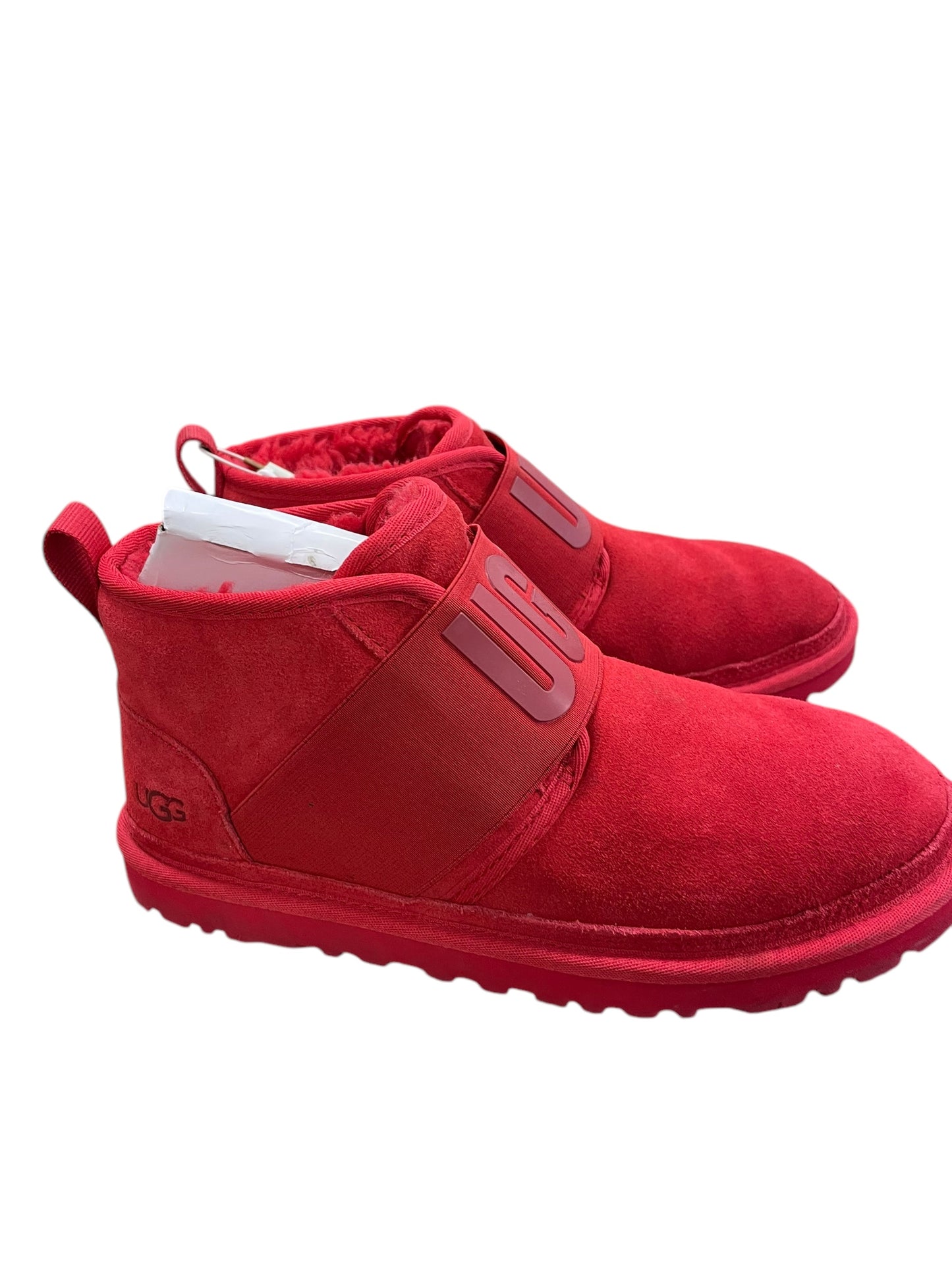 Boots Ankle Flats By Ugg In Red, Size: 8