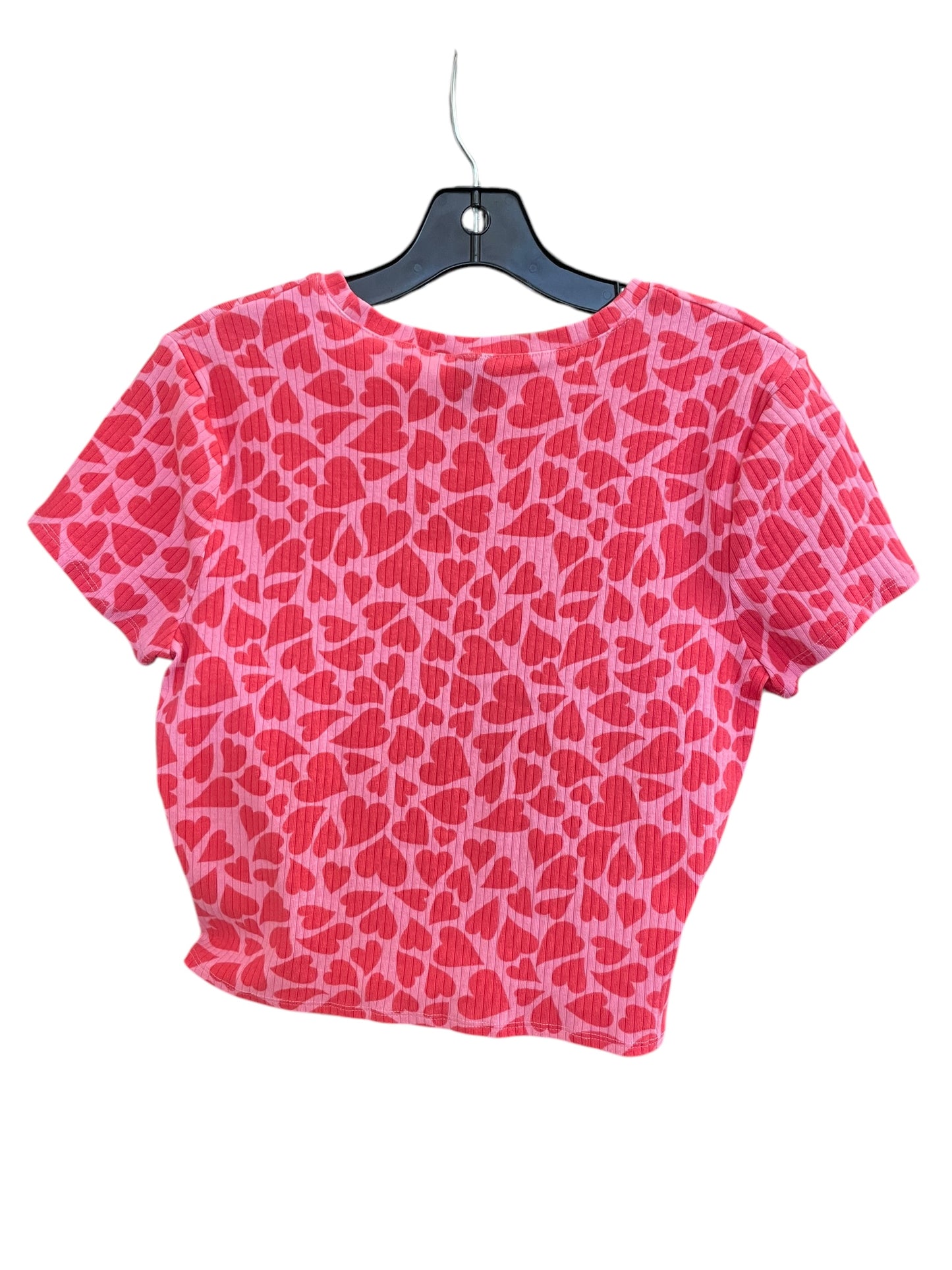 Top Short Sleeve By Wild Fable In Pink, Size: Xl