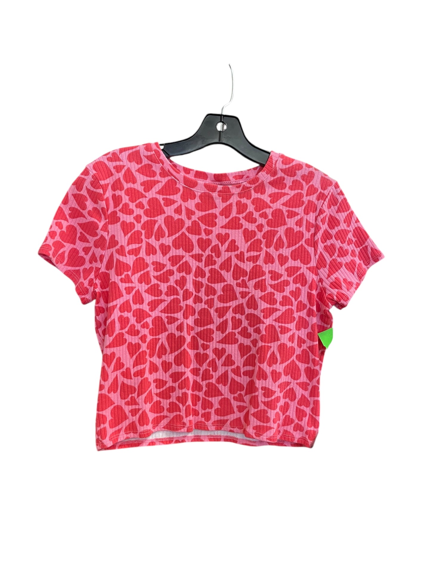 Top Short Sleeve By Wild Fable In Pink, Size: Xl