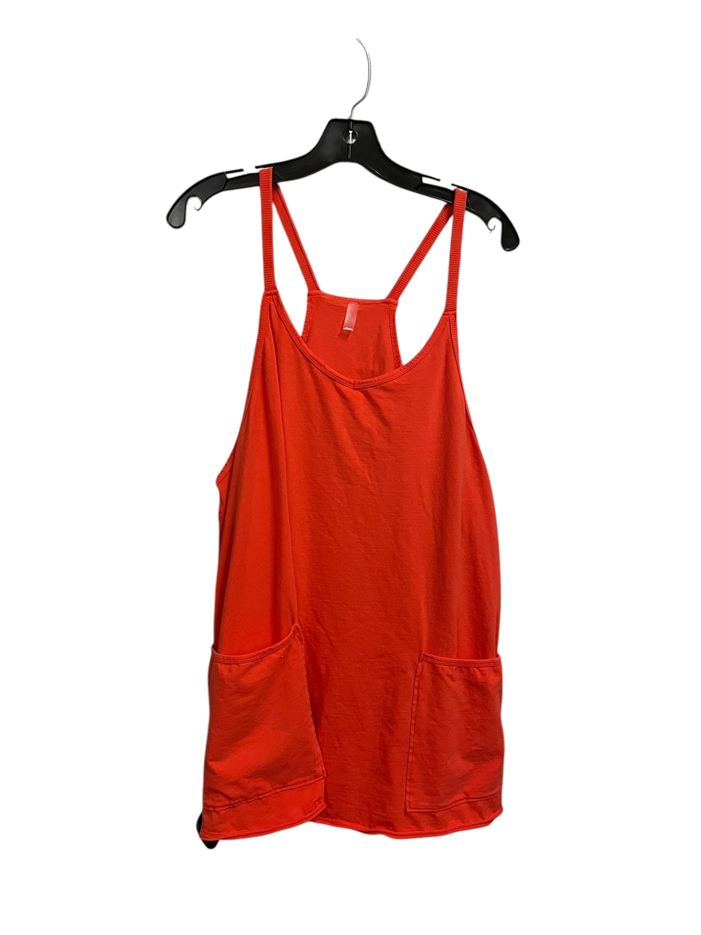 Athletic Tank Top By Free People In Orange, Size: M