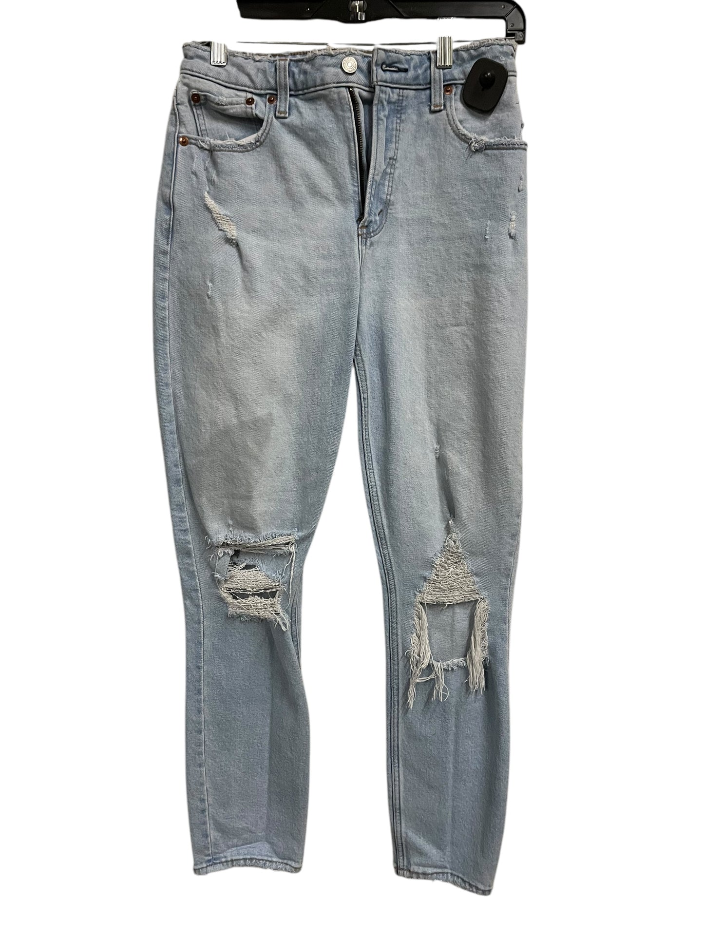 Jeans Skinny By Abercrombie And Fitch In Blue, Size: 4