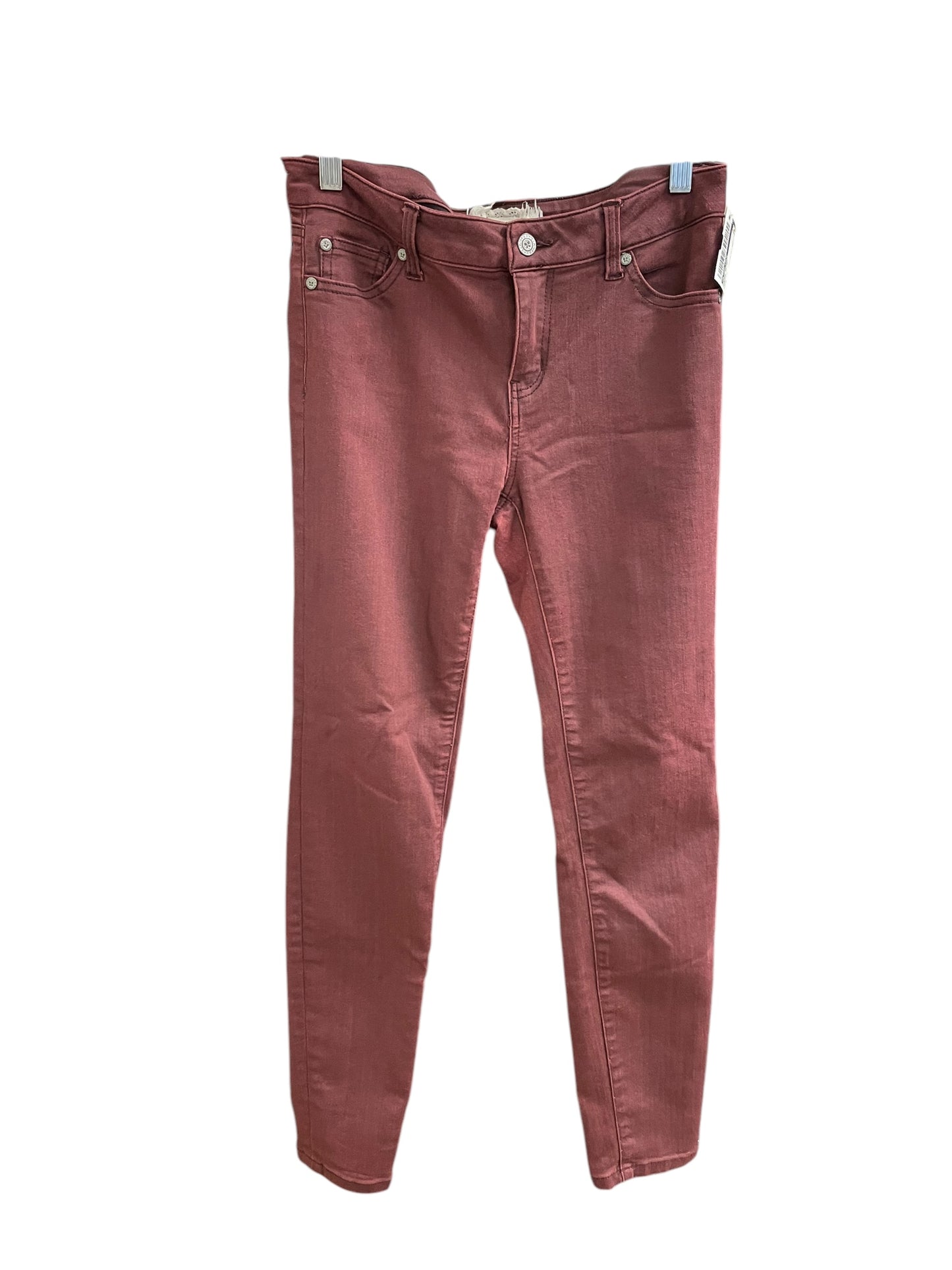 Jeans Skinny By Altard State In Maroon, Size: 8